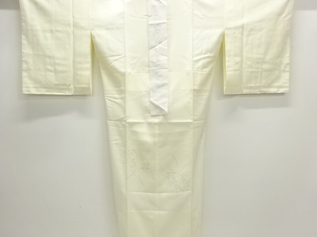 JAPANESE JUBAN / UNUSED / WOVEN FLOWER BASKET